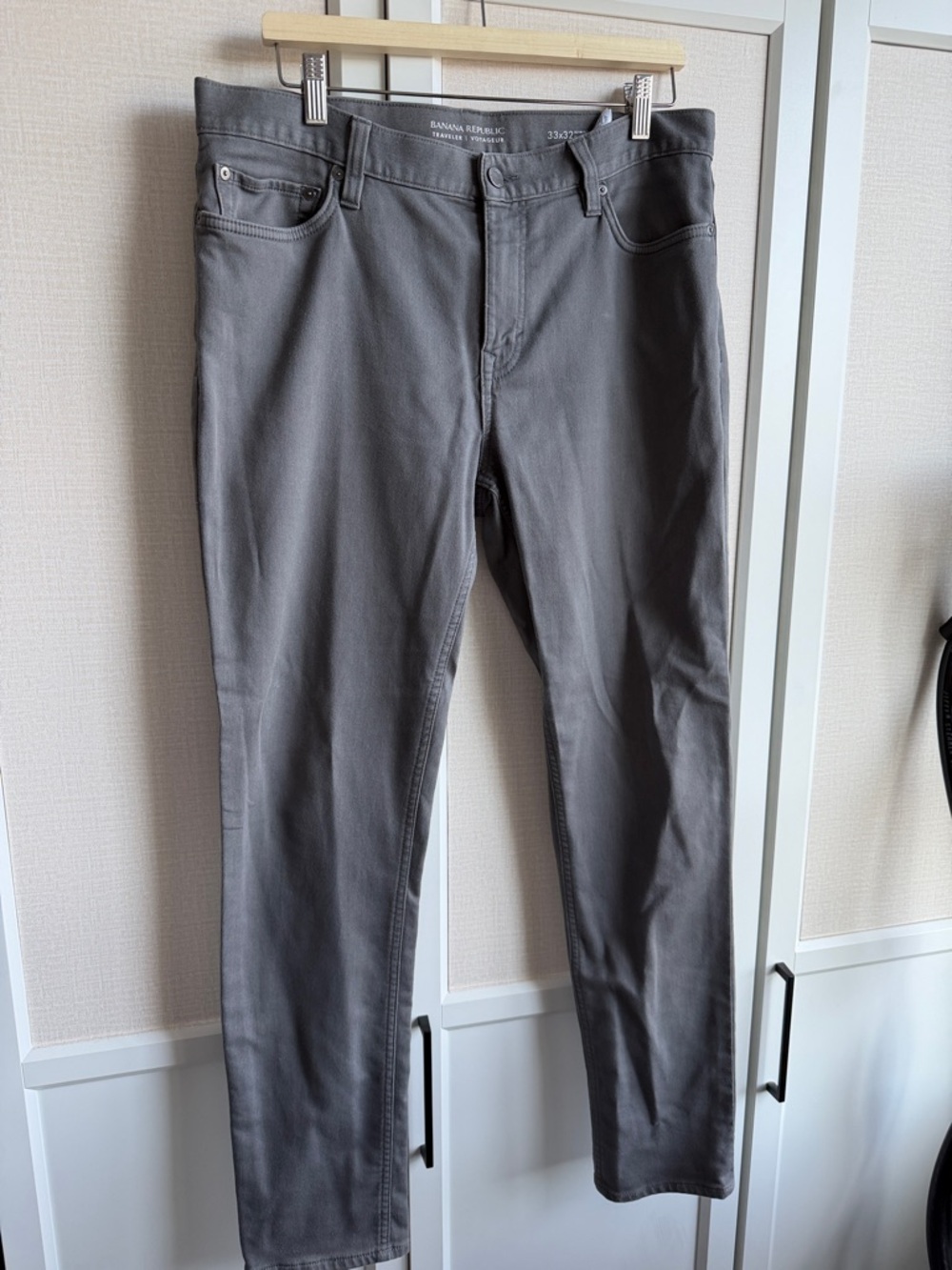 Banana Republic Men's Gray Slim Straight Jeans